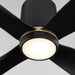 Quorum - 3-124-15 - 56"Ceiling Fan - Myriad - Black