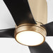 Quorum - 3-124-40 - 56"Ceiling Fan - Myriad - Aged Brass