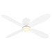 Quorum - 3-124-6 - 56"Ceiling Fan - Myriad - White