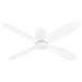 Quorum - 3-124-6 - 56"Ceiling Fan - Myriad - White