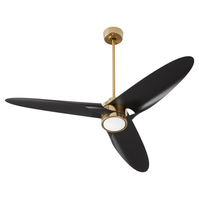 Quorum - 3-127-40 - 60"Ceiling Fan - Xega - Aged Brass