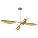Quorum - 3-407-40 - LED Chandelier - Pivot - Aged Brass