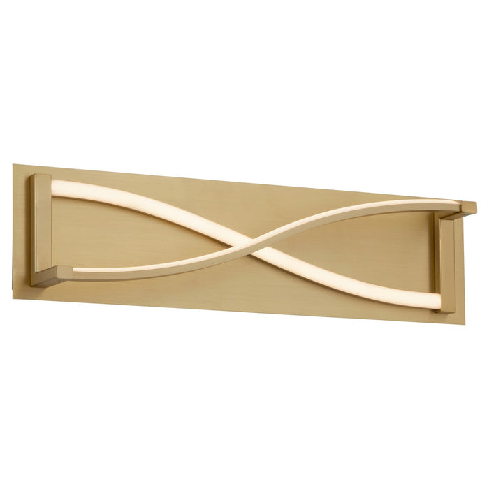 Quorum - 3-5006-40 - LED Vanity - Hyperion - Aged Brass