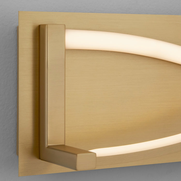 Quorum - 3-5006-40 - LED Vanity - Hyperion - Aged Brass