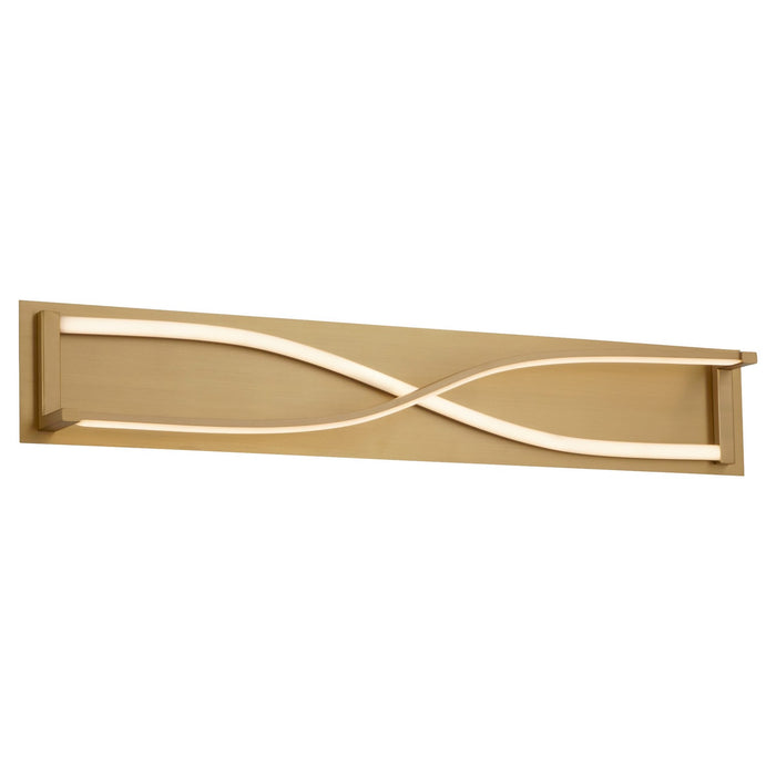 Quorum - 3-5007-40 - LED Vanity - Hyperion - Aged Brass