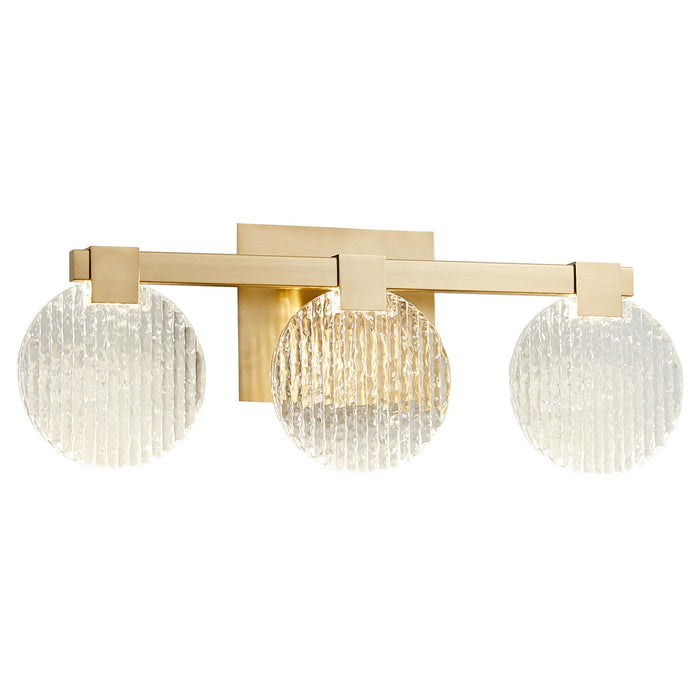 Quorum - 3-5052-40 - LED Vanity - Axiom - Aged Brass