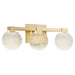 Quorum - 3-5052-40 - LED Vanity - Axiom - Aged Brass