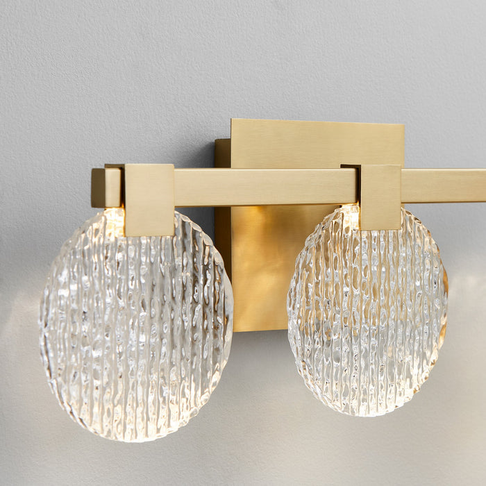 Quorum - 3-5052-40 - LED Vanity - Axiom - Aged Brass