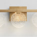 Quorum - 3-5052-40 - LED Vanity - Axiom - Aged Brass