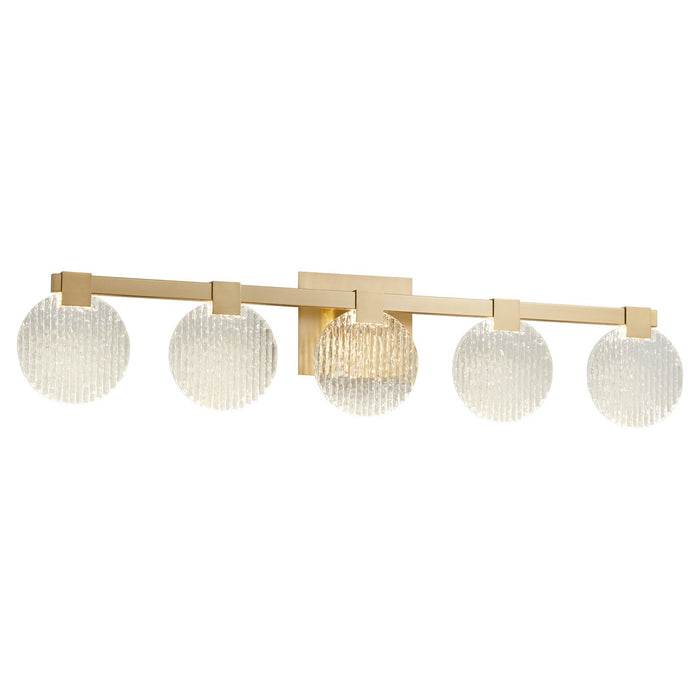 Quorum - 3-5054-40 - LED Vanity - Axiom - Aged Brass