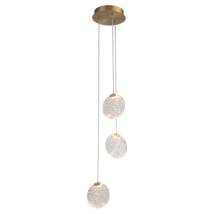 Quorum - 3-6050-40 - LED Pendant - Axiom - Aged Brass