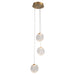 Quorum - 3-6050-40 - LED Pendant - Axiom - Aged Brass
