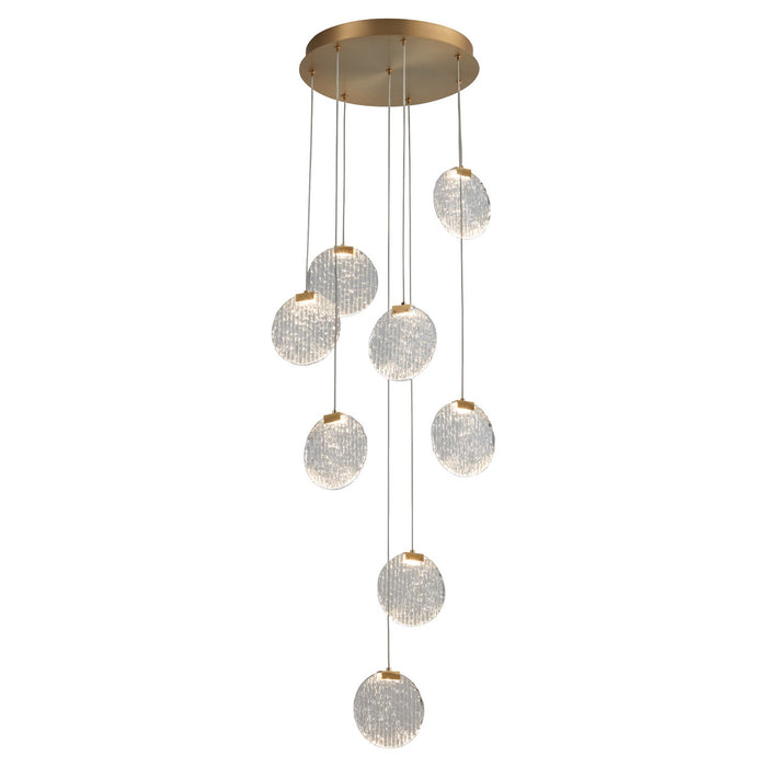 Quorum - 3-6051-40 - LED Pendant - Axiom - Aged Brass