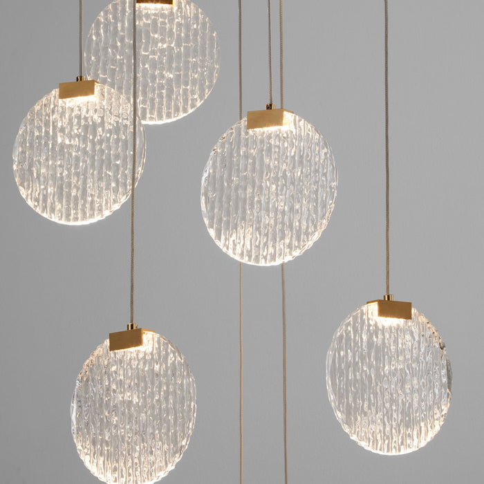 Quorum - 3-6051-40 - LED Pendant - Axiom - Aged Brass