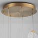 Quorum - 3-6051-40 - LED Pendant - Axiom - Aged Brass