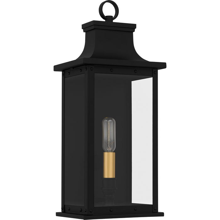 Quoizel - ABY8407MBK - One Light Outdoor Wall Mount - Abernathy - Matte Black