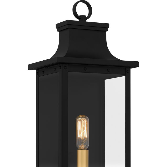 Quoizel - ABY8407MBK - One Light Outdoor Wall Mount - Abernathy - Matte Black