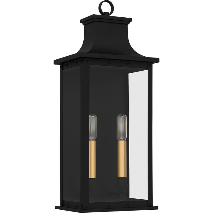 Quoizel - ABY8408MBK - Two Light Outdoor Wall Mount - Abernathy - Matte Black