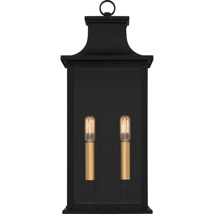 Quoizel - ABY8408MBK - Two Light Outdoor Wall Mount - Abernathy - Matte Black