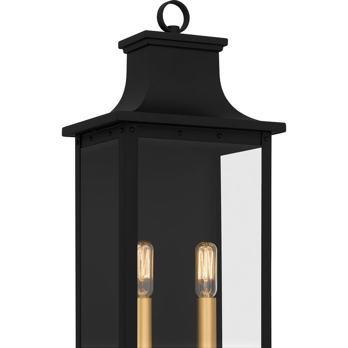 Quoizel - ABY8408MBK - Two Light Outdoor Wall Mount - Abernathy - Matte Black