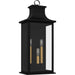 Quoizel - ABY8409MBK - Three Light Outdoor Wall Mount - Abernathy - Matte Black