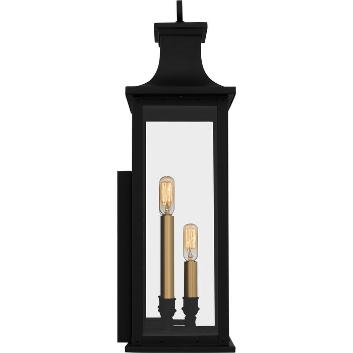 Quoizel - ABY8409MBK - Three Light Outdoor Wall Mount - Abernathy - Matte Black