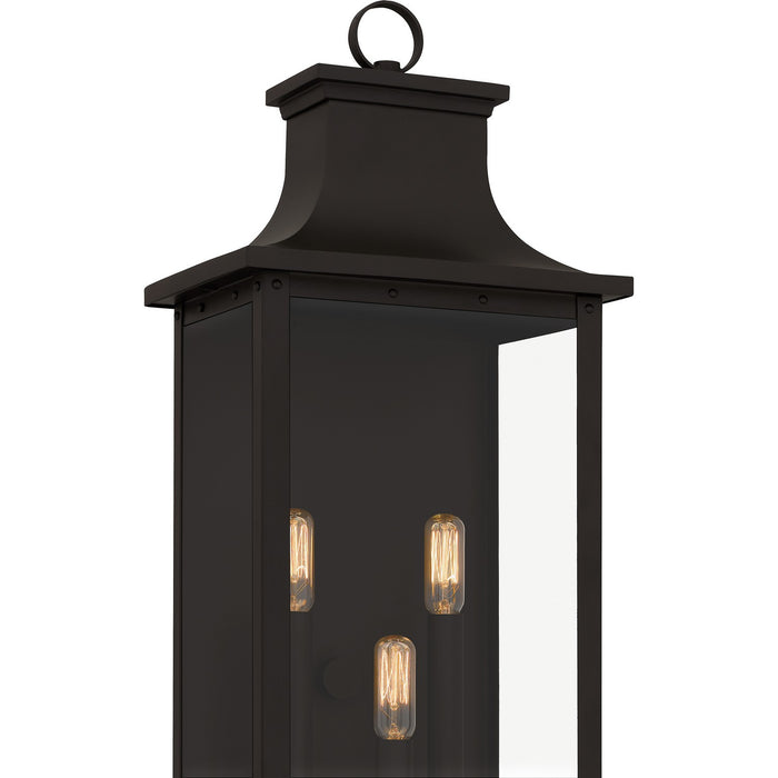 Quoizel - ABY8409OZ - Three Light Outdoor Wall Mount - Abernathy - Old Bronze