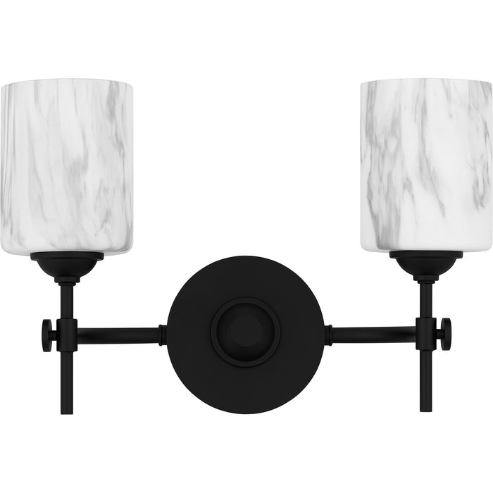 Quoizel - ARI8615MBK - Two Light Bath - Aria - Matte Black