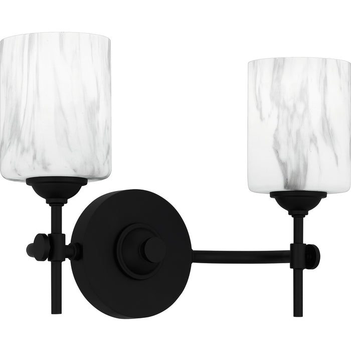 Quoizel - ARI8615MBK - Two Light Bath - Aria - Matte Black