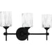 Quoizel - ARI8622MBK - Three Light Bath - Aria - Matte Black