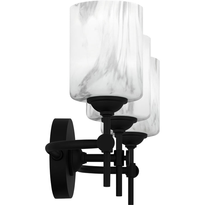 Quoizel - ARI8622MBK - Three Light Bath - Aria - Matte Black