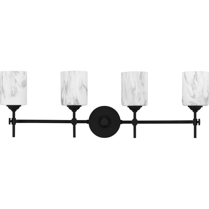 Quoizel - ARI8631MBK - Four Light Bath - Aria - Matte Black