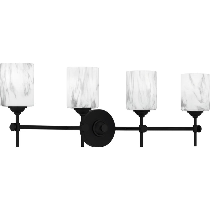 Quoizel - ARI8631MBK - Four Light Bath - Aria - Matte Black