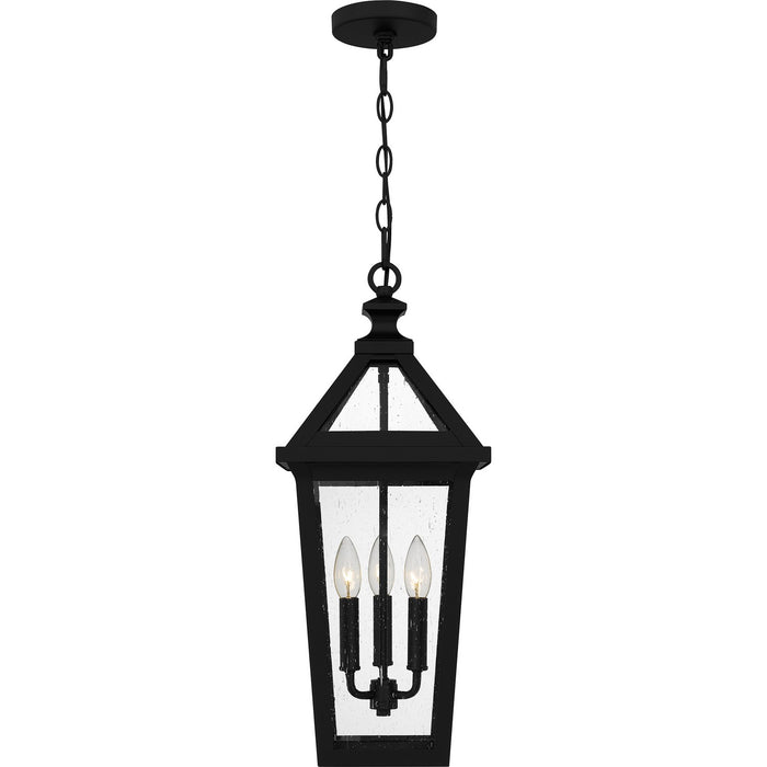 Quoizel - BLV1909MBK - Three Light Outdoor Hanging Lantern - Boulevard - Matte Black