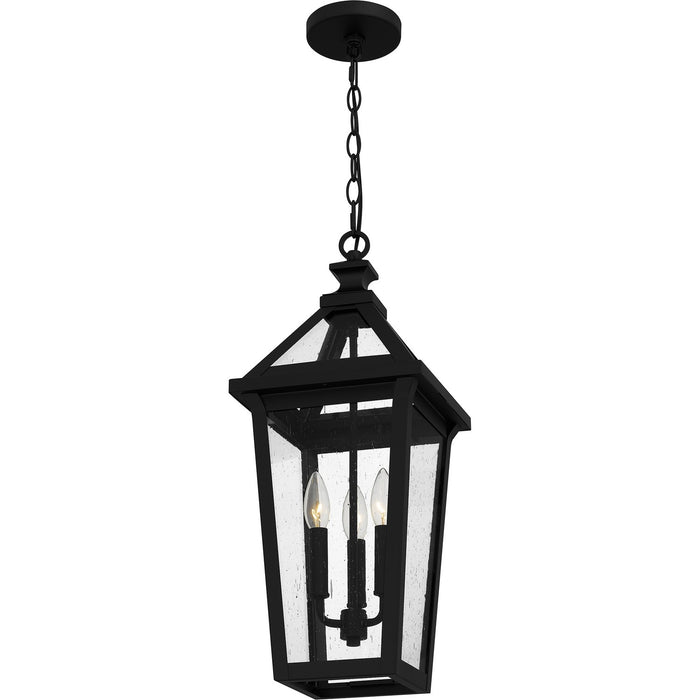 Quoizel - BLV1909MBK - Three Light Outdoor Hanging Lantern - Boulevard - Matte Black