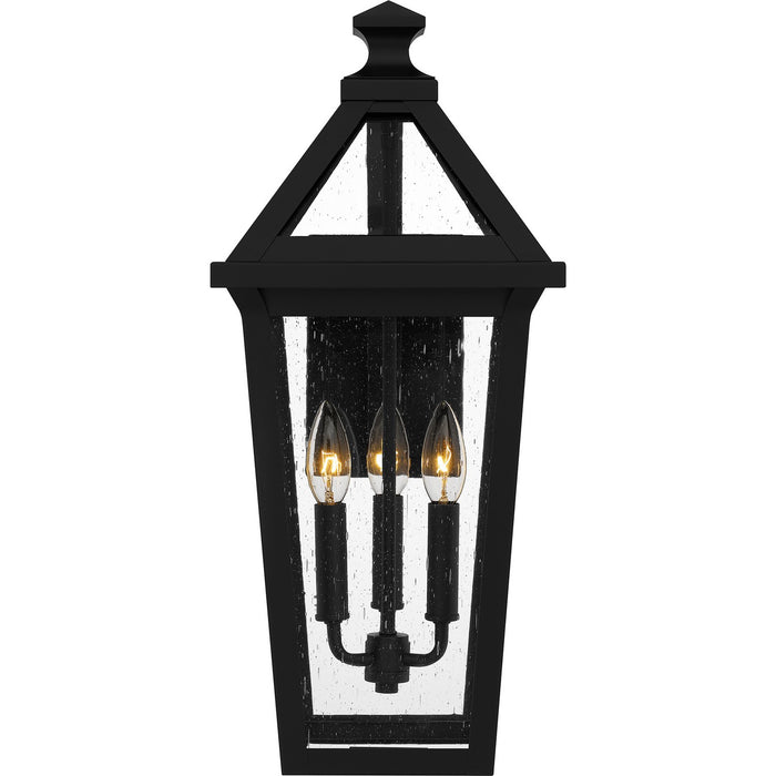 Quoizel - BLV8409MBK - Three Light Outdoor Wall Mount - Boulevard - Matte Black