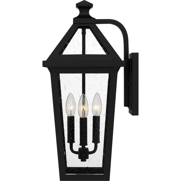 Quoizel - BLV8409MBK - Three Light Outdoor Wall Mount - Boulevard - Matte Black