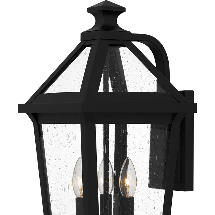 Quoizel - BLV8409MBK - Three Light Outdoor Wall Mount - Boulevard - Matte Black