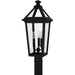 Quoizel - BLV9009MBK - Three Light Outdoor Post Mount - Boulevard - Matte Black