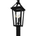 Quoizel - BLV9009MBK - Three Light Outdoor Post Mount - Boulevard - Matte Black