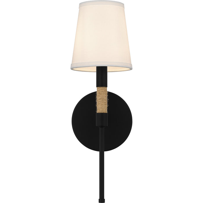 Quoizel - BYL8705MBK - One Light Wall Sconce - Bayside - Matte Black