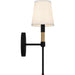 Quoizel - BYL8705MBK - One Light Wall Sconce - Bayside - Matte Black