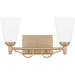 Quoizel - ESR8616BGD - Two Light Bath - Esther - Bronze Gold