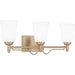 Quoizel - ESR8623BGD - Three Light Bath - Esther - Bronze Gold