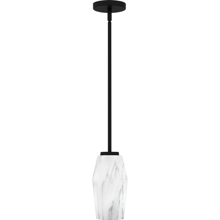 Quoizel - FOG1505MBK - One Light Mini Pendant - Fogel - Matte Black