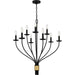 Quoizel - MAG5032MBK - Nine Light Chandelier - Margaret - Matte Black