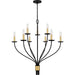 Quoizel - MAG5032MBK - Nine Light Chandelier - Margaret - Matte Black