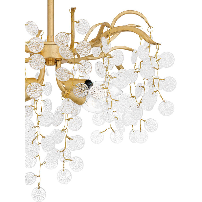 Quoizel - MAP1720GFL - Four Light Semi Flush Mount - Maple - Gold Leaf