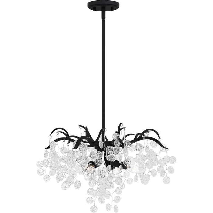 Quoizel - MAP2820EK - Four Light Pendant - Maple - Earth Black