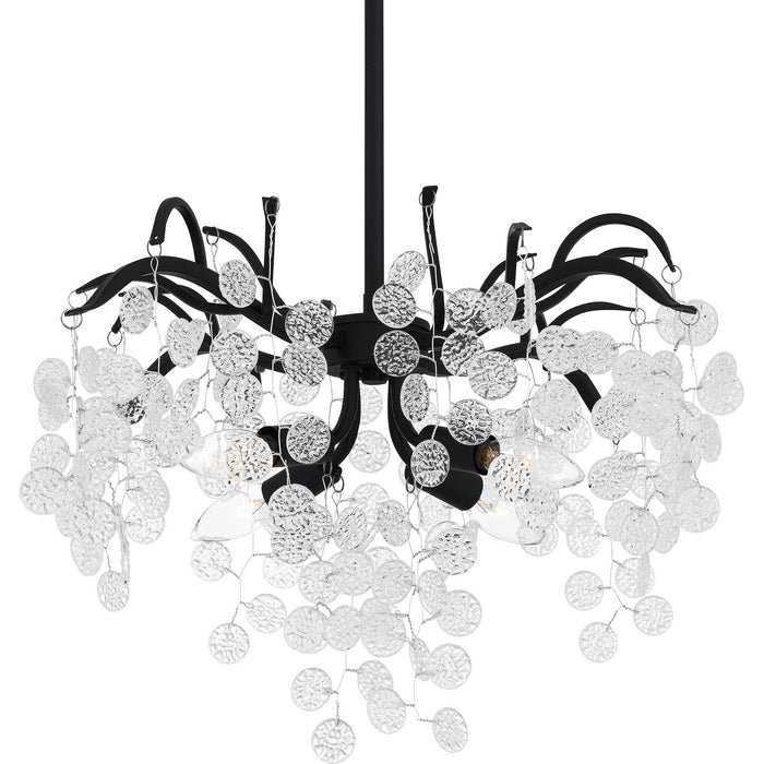 Quoizel - MAP2820EK - Four Light Pendant - Maple - Earth Black